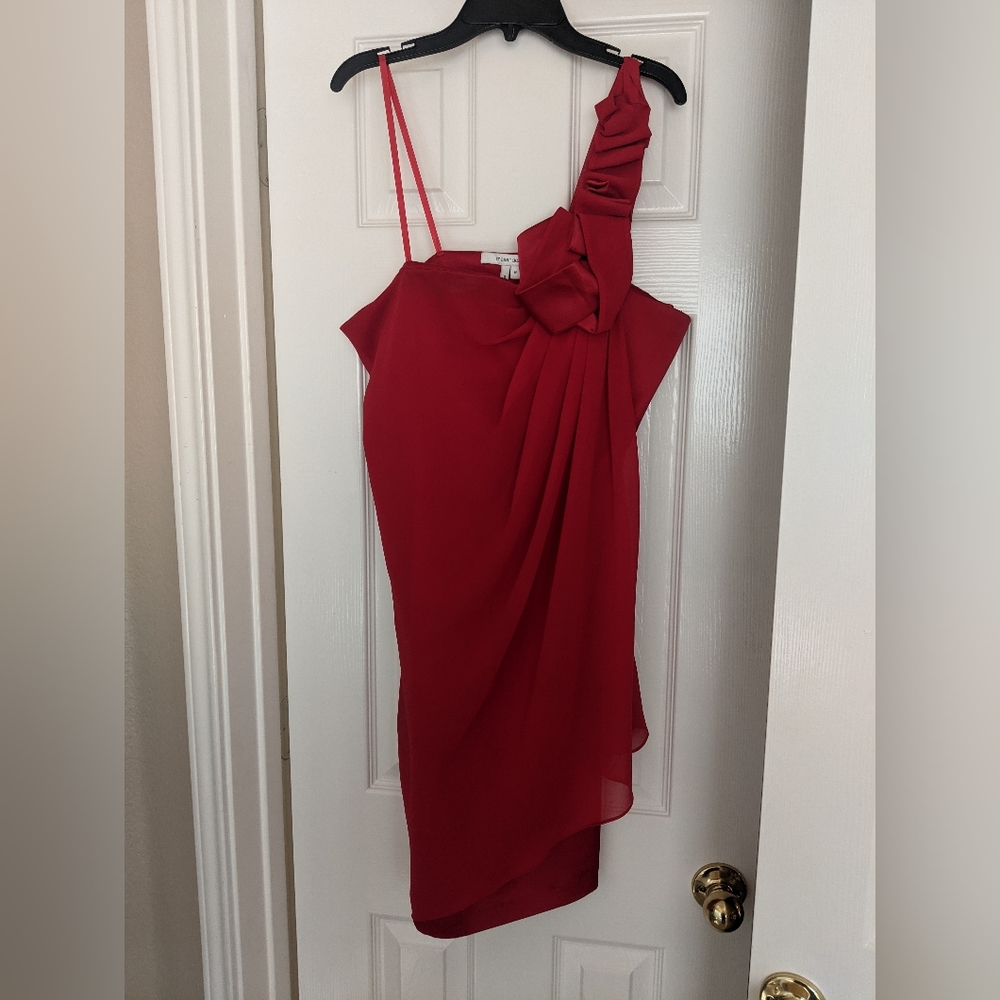 Max and Cleo Size 10 Red Dress
